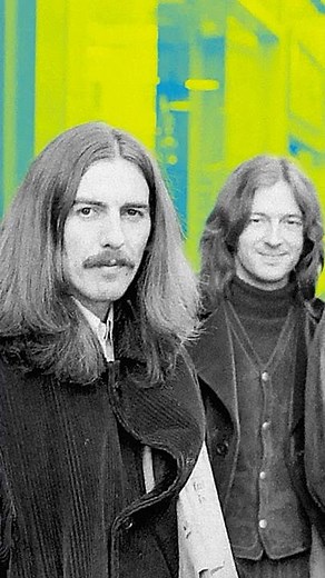 George Harrison and Eric Clapton Backstage Together