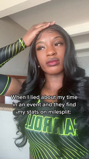 Like ok I did say this was my first time running the 200 and at practice I be running 35.. but why did you believe me when I said that??