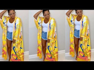 A very easy way to cut and sew a kimono jacket | Rtw | beginners friendly