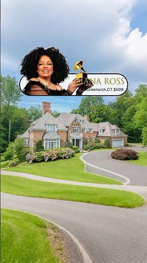 Diana Ross House Greenwhich CT Worth $40 Million | celebrity homes #dianaross #celebrityhomes