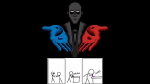 Snorting the Blue Pill and Red Pill | Know Your Meme