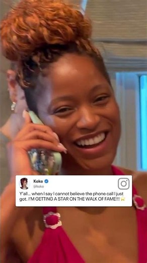 Baby, that’s 2027 Hollywood Walk of Fame honoree Keke Palmer!⭐ (🎥: Instagram/keke)