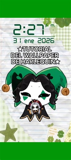 «TUTORIAL DEL WALLPAPER DE HARLEQUIN» ¡Nuevo vídeo mi gente :D! ★ ★ ★ Sobre la novela se a cambiado el nombre a otro. #harlequin #tfc #thefreakcircusharlequin #wallpaper #tutorial