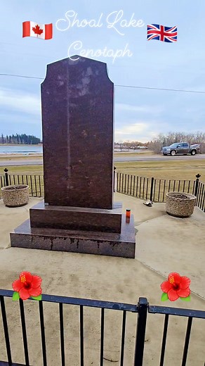Shoal Lake Cenotaph. We Remember Them! | Nigel Kerr