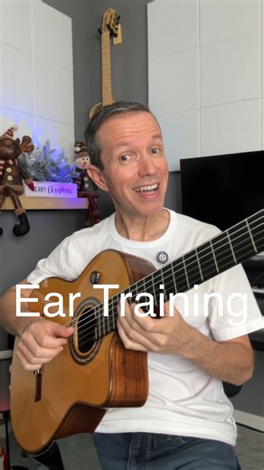 Walter Rodrigues Jr 🎸 on Instagram: "Ear Training exercise 🎶👂 Visit www.patreon.com/walterfingerstyle for Lessons, Tabs and more 🎸🎶 #fingerstyleguitar #cordobagkpronegra #eartraining #nylonstringguitar"