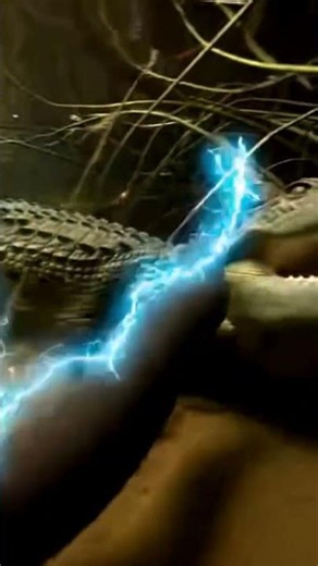 Electric Eel vs Caiman! Ultimate Underwater Shock Fight #wildlife