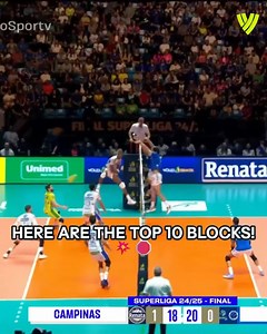 TOP 10 BLOCKS OF THE FINALS! 💥 From #10 to #1, these are the most jaw-dropping blocks from the semifinals and finals of the men’s leagues in Japan 🇯🇵, Italy 🇮🇹 and Brazil 🇧🇷! Do you agree with our ranking? Let us know in the comments! 👇 📺 Watch the best of #volleyball on VBTV: https://bit.ly/3Bjc3Ui. 📹: VBTV & SporTV 🏐 #Pallavolo #Volei | Volleyball World