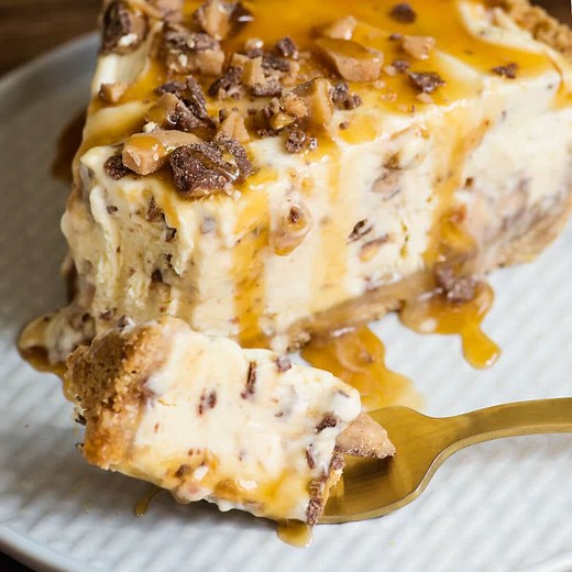 Caramel Toffee Ice Cream Pie