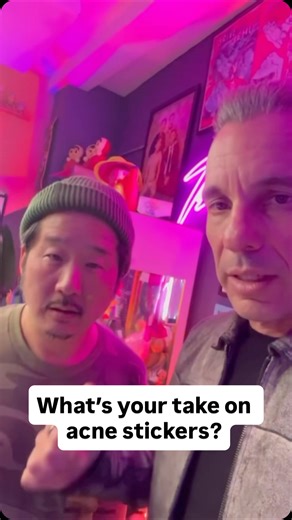 Sebastian Maniscalco on Instagram: "What’s your take on acne stickers? @bobbyleelive"