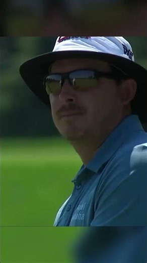 Joel Dahmen Chips In for Birdie at the 3M Open