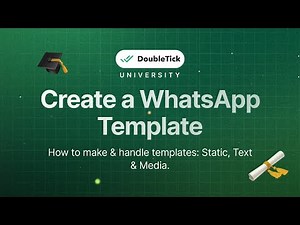 Create a WhatsApp Template | DoubleTick WhatsApp API