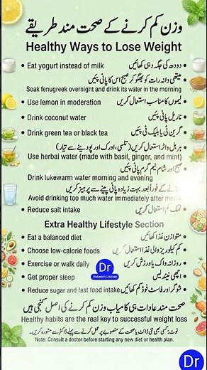 Healthy Weight Loss Tips That Actually Work | Simple Daily Habits | Dr.Hakeem Usman
