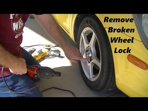 Remove Stuck or Broken Wheel Lock