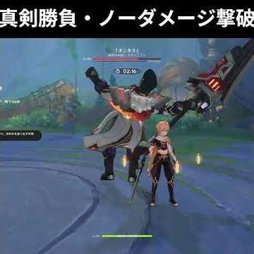 【原神】オニキス 真剣勝負 ノーダメージ撃破 完美通关 勇猛なる戦士の試練 #原神 #genshin #genshinimpact #games
