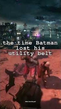 the time Batman lost his utility belt