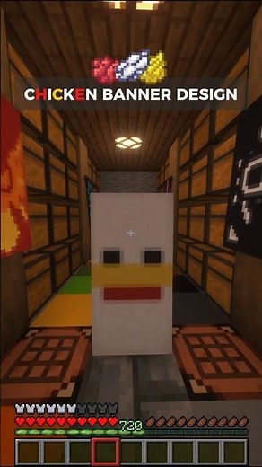 🐔Chicken Banner Design🐔 #minecraft #banner