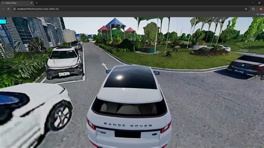 游戏视角沉浸式体验3DTiles，基于Three.js开发的开源控制系统。