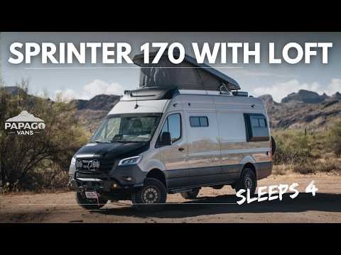 Custom Built Van Sleeps 4 | Papago Vans Sprinter Conversion