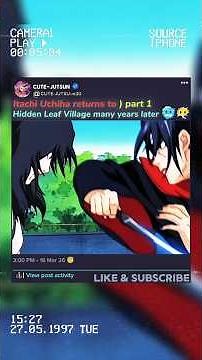 Itachi Uchiha returns 🥶