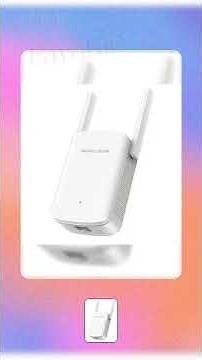 Mercusys (ME60X) AX1500 Dual Band Wall-Plug Wi-Fi 6 Range Extender, 1x GB LAN, AP Mode