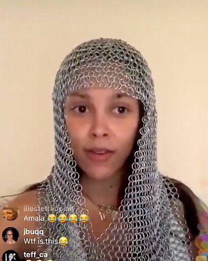 13K views · 237 reactions | why is Doja Cat dramatically reciting 'The Box' by Roddy Richh in chainmail  quarantine hitting different! [cred: Doja Cat/IG] | Capital XTRA | Facebook