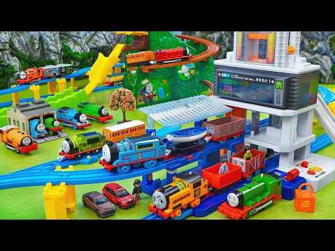 Plarail Shinkansen ☆ Construction of multi-purpose Takara Tomy 3-lane Subway Base Control Center
