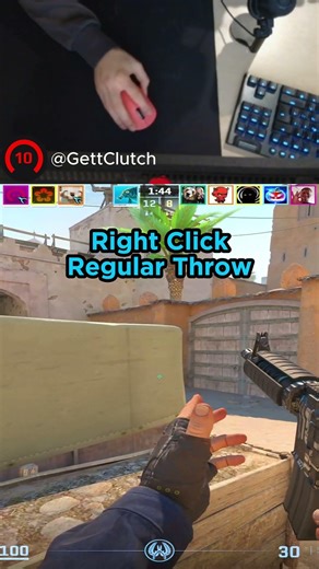 CS2 - B Anti-Rush Pop Flash on Dust2 #cs2 #csgo #counterstrike #cs2clips #faceit
