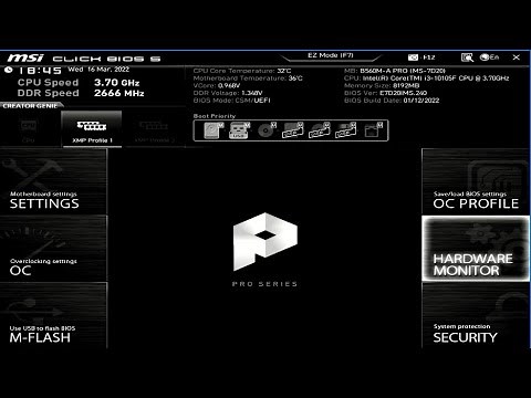 TUTORIAL UPDATE BIOS PADA MOTHERBOARD MSI B560M A PRO