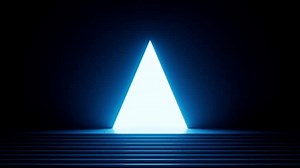 3d Animation Triangle Light Appears Dark Stock Footage Video (100% Royalty-free) 1111174251 | Shutterstock