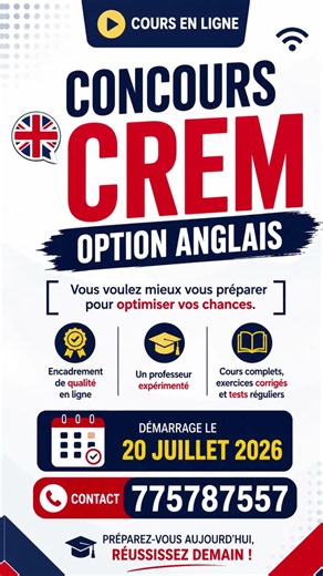 Réussir le CREM Option Anglais 2026 #concourscrem