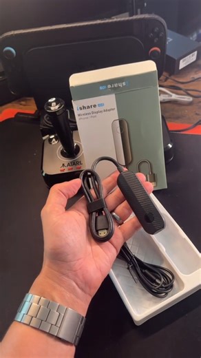 Plug this wireless HDMI adapter into any screen and instantly mirror your iPhone or iPad—no Wi-Fi, no apps, no setup. It’s made for iOS devices only, giving you smooth, high-quality video for movies, games, or presentations. Just connect and play. #WirelessHDMI #hdmitransmitter #ScreenMirroring #PlugAndPlay #TechEssentials | De/Aprimarily | Facebook