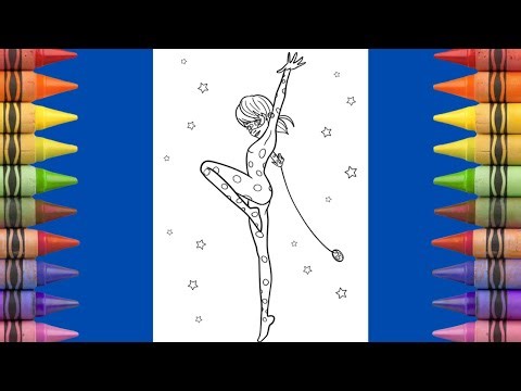 How to Color Ladybug Unique Style | Cute Cartoon Coloring | Happy Coloring World