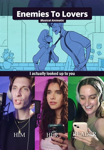 PART 4 - KISS already!⚔️❤️📚 Thank you for the love & support!🥂 a HUGE step for us on our journey towards full animated musical pilots shows!! Enemies To Lovers: The Musical ⚔️❤️📚 FINAL ANIMATIC OUT NOW! 📺 WATCH on our YT ‘Pixel Playhouse’ 🎶 LISTEN to wherever you like to stream Shoutout to this dream cast @Talya Sindel @GIO @Aaron @bfrog15 Animatic directed by myself and Lulu Heenan and created by the artists of the ‘bring your Art to life’ community #enemiestolovers #enemiestoloversbooks #