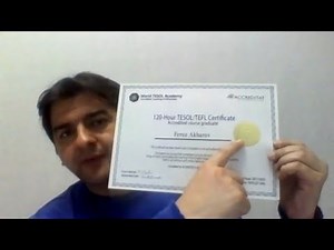 120-Hour TESOL/TEFL Certificate Course by World TESOL Academy
