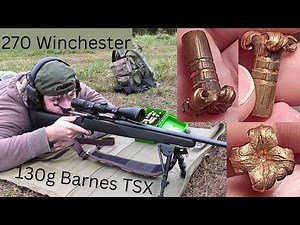 Savage 111 270 Winchester OCW Load Development: Barnes 130g TSX, Hybrid 100V + Deer Hunting Footage!