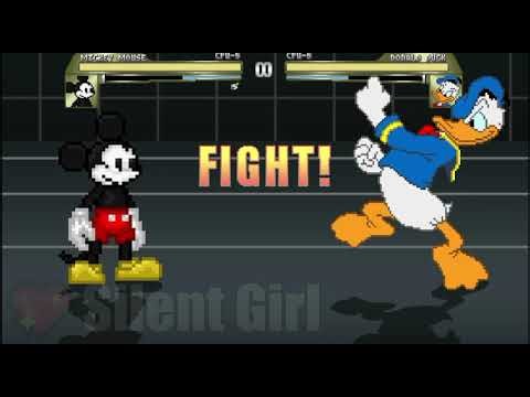 Mickey Mouse vs Donald Duck - Mugen Battle