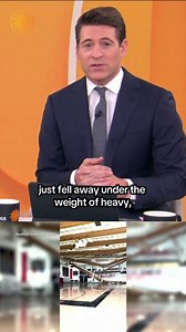 23K views · 75 reactions | Shocking footage out of Oregon shows a large chunk of a school’s roof collapse under the weight of 350 tons of snow. | CBS Mornings | Facebook