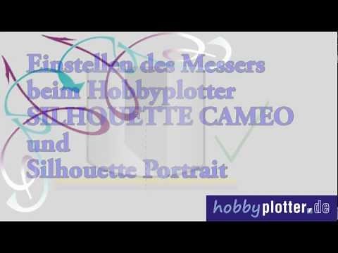 Die Einstellung der Messerlänge für SILHOUETTE CAMEO