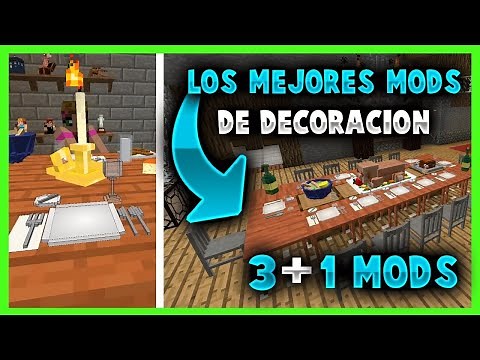 😍🔥Los MEJORES MODS de DECORACION para MINECRAFT (1.12.2)🔥😍