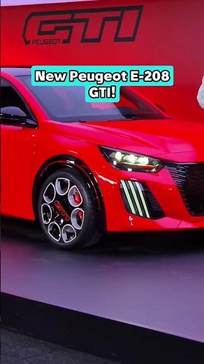 New Peugeot e-208 GTi revealed!