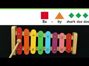 Baby Shark Practice Video for Kids Music Play-along | Xylophone
