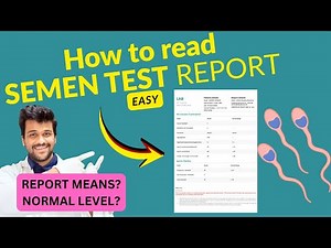 How to read Semen Test Report | Sperm Test Report Explained | HSA Report Meaning - Part 1