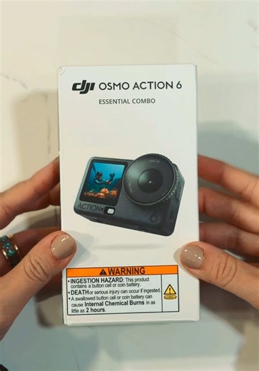 I finally got my hands on the DJI Action 6! I placed a backorder on Adorama originally, but I don’t typically like backordering things. So…I cancelled my backorder and took a chance on a third party seller on Amazon. 🙃 Can’t wait to start filming my bike rides more 🚴‍♀️ #djiaction6 #dji #actioncamera #hobbiesinyour30s #blackfriday