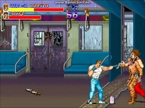 Final Fight (Arcade) - Stage 2: Metro City Subway/Park