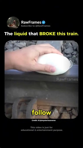 The Liquid That BROKE This Train 🤯#shorts
