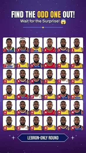 Which Lebron James odd one? | Real or Ai Challenge 9