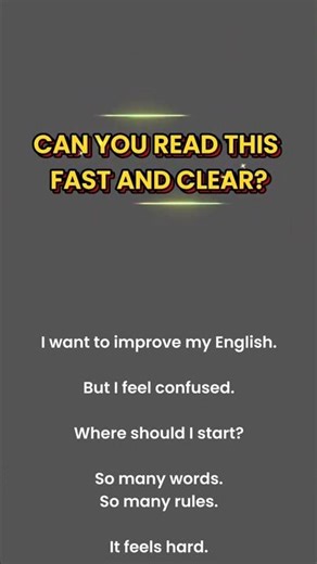 Speak Fast and Clear | Daily English Challenge #english #englishforbeginners #learnenglish