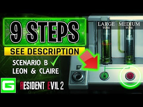 Resident Evil 2 Remake Drug Testing Lab Scenario B 2nd RUN Leon and Claire Puzzle (See Description)