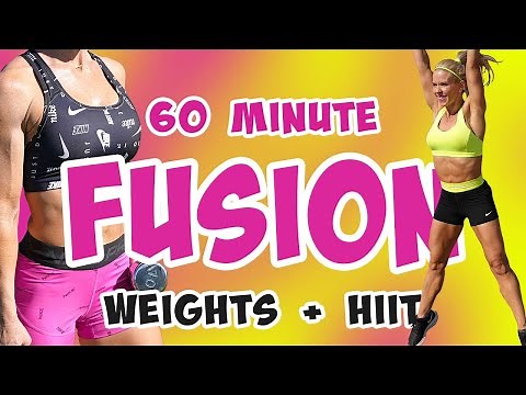 60 MINUTE KILLER HIIT WORKOUT | Weights And Cardio | High Impact | Fusion