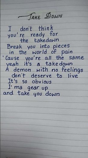Take down ~lyrics ~kpop demon hunters #lyrics #shortsfeed #viralvideo